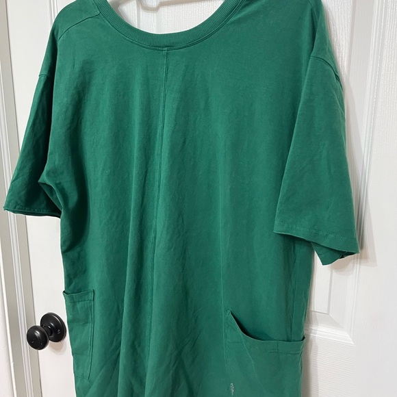 Free People movement Hot Shot Tee Romper, S green oversized - Picture 7 of 11